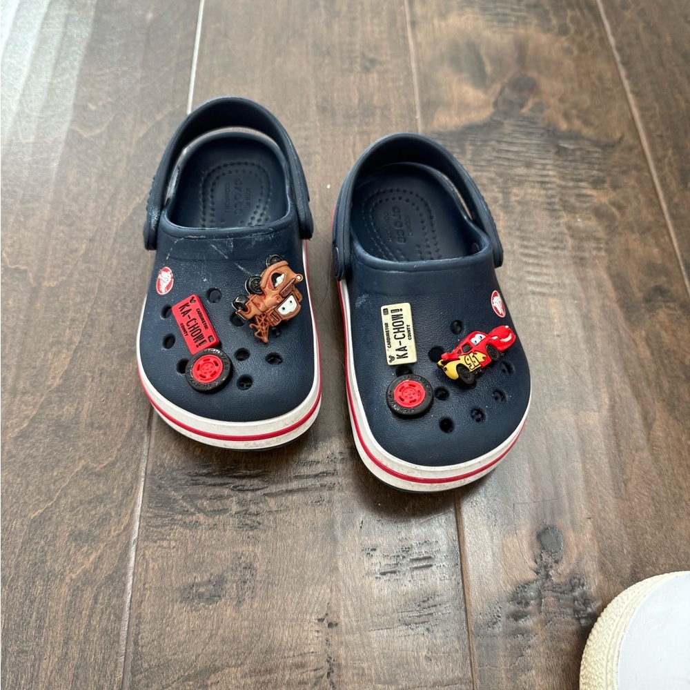 Navy Blue Crocs toddler